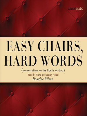 cover image of Easy Chairs, Hard Words